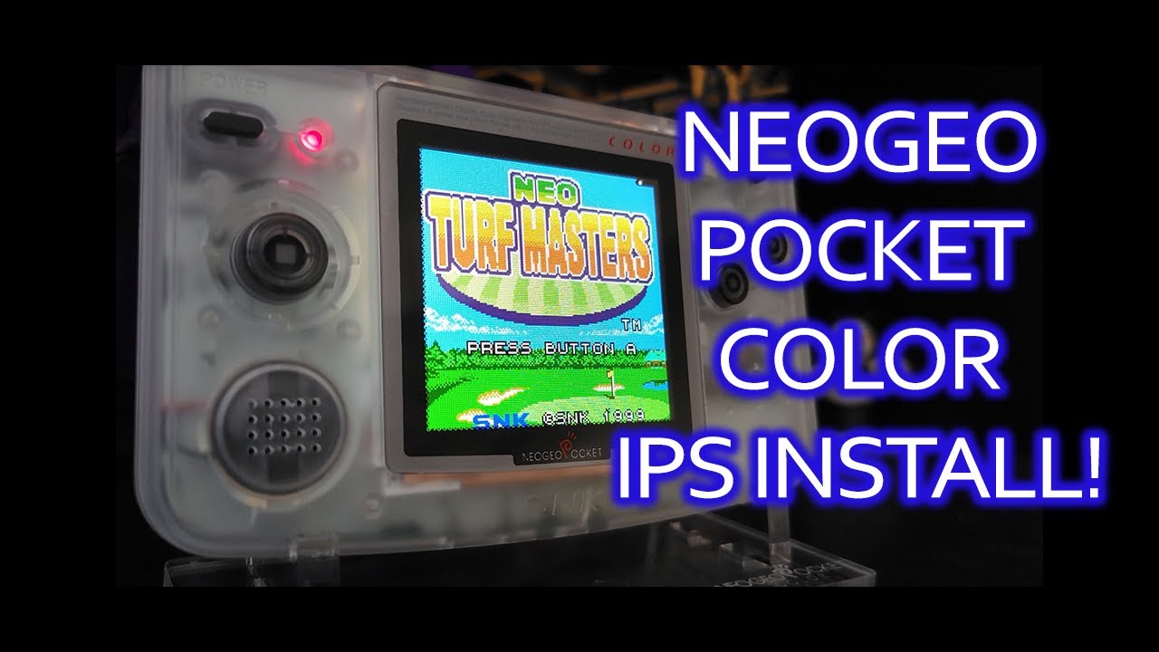 NeoGeo Pocket Color Q5 IPS Screen Install!