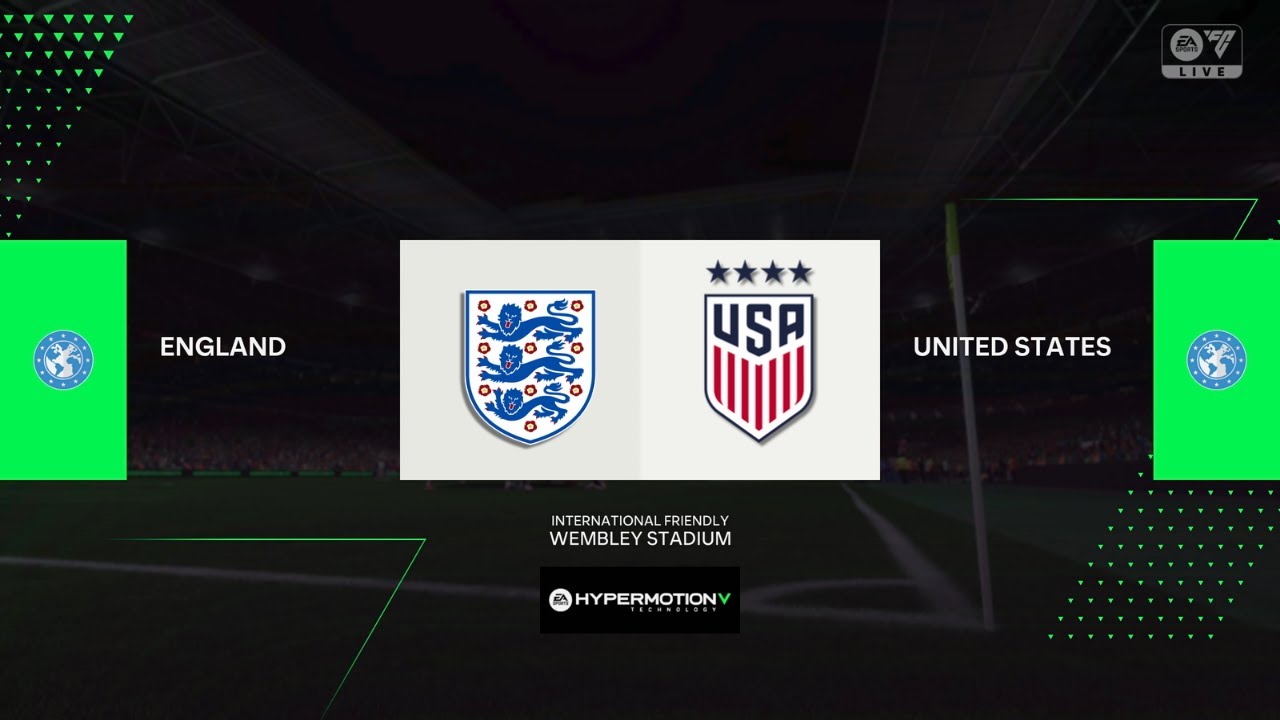 England vs. USWNT | Women's International Friendly | FC 25 Gameplay [4K 60FPS]