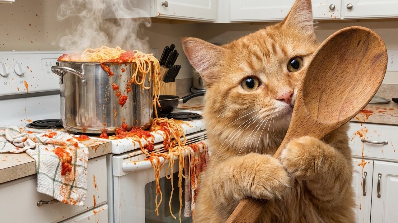 Cats were just there 😼🌿 kittens made it impossible to ignore 💥