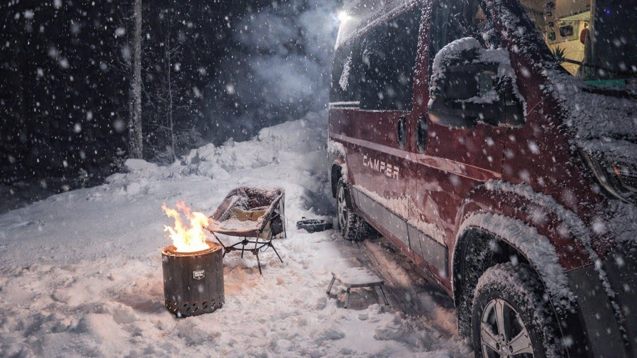Return to Vanlife Winter Camp - Korv och eld