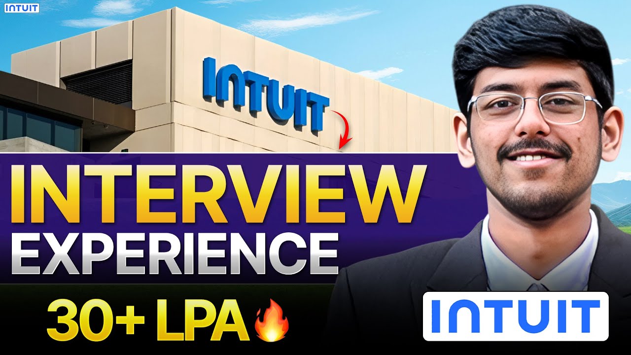 How He Cracked Intuit 🔥Intuit Interview Experience