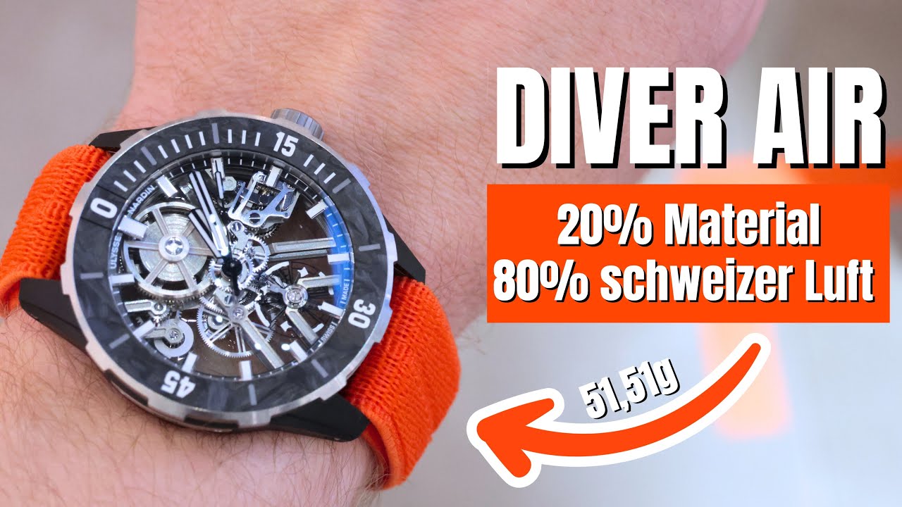 WELTREKORD - oder doch zu leicht? Ulysse Nardin Diver AIR im Hands-On