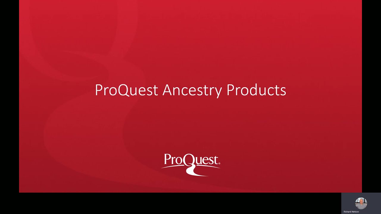 ProQuest Genealogy Products