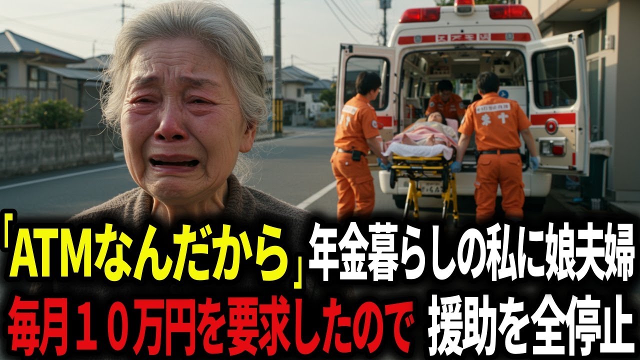「ATMなんだから」息子夫婦が毎月１０万円を要求したので全ての援助を停止した