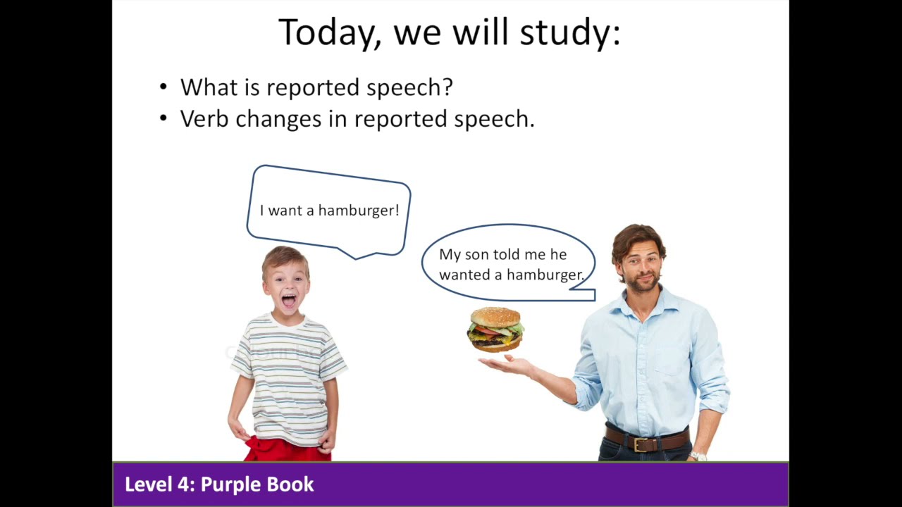 English Tutorial: Reported Speech