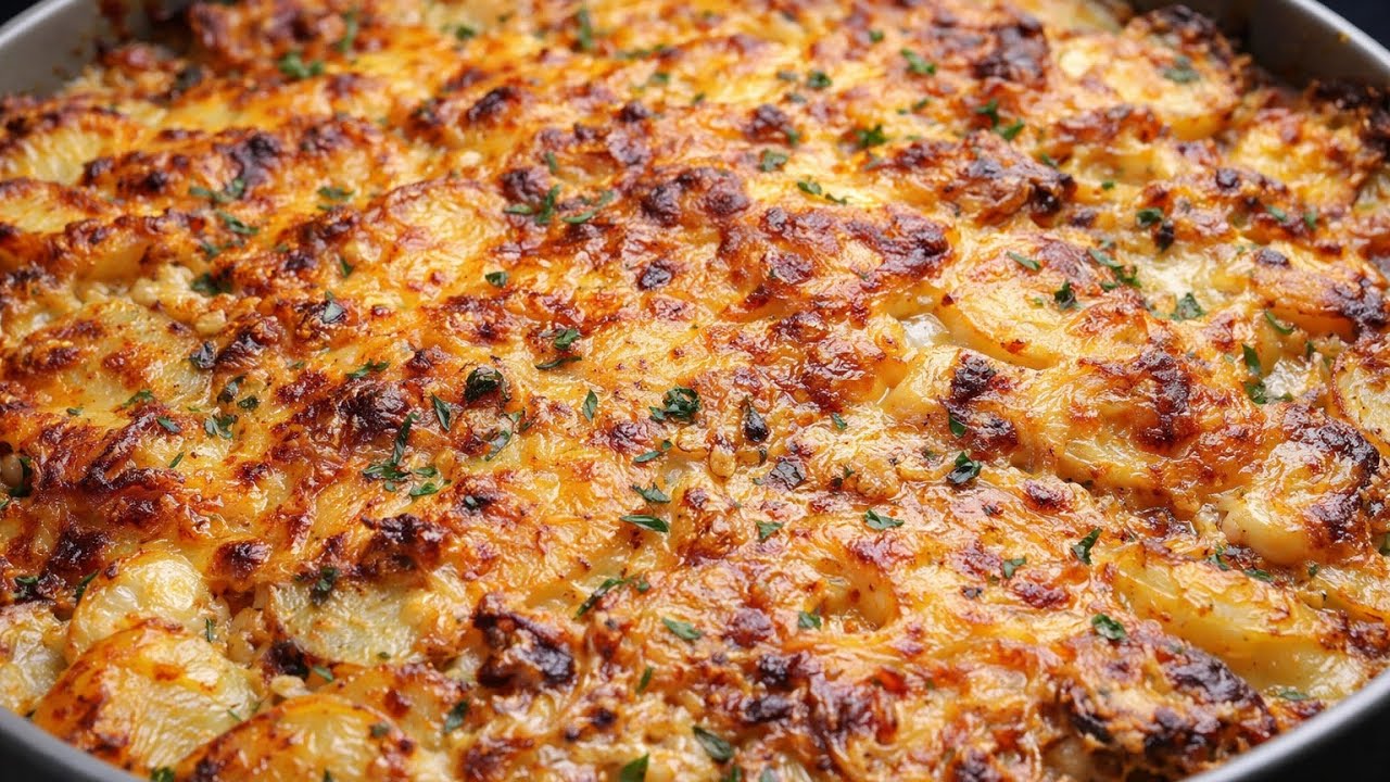 Ein Kartoffelauflauf, von dem man einfach nicht genug bekommen kann! Schnell und lecker!