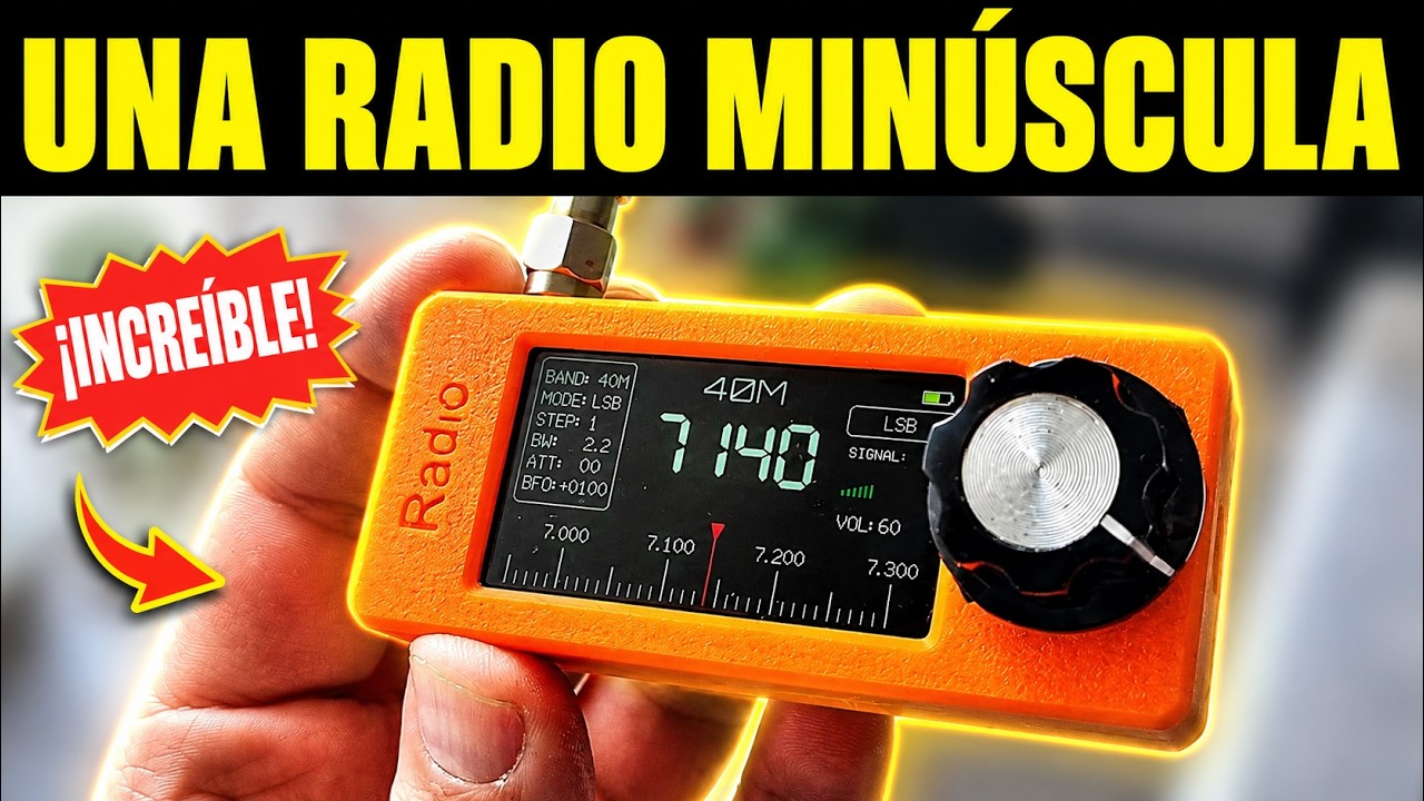 🟠REVIEW: MINI RADIO SI4732 🟠 LSB USB AM FM/AM 🟠 0,5–108 MHz