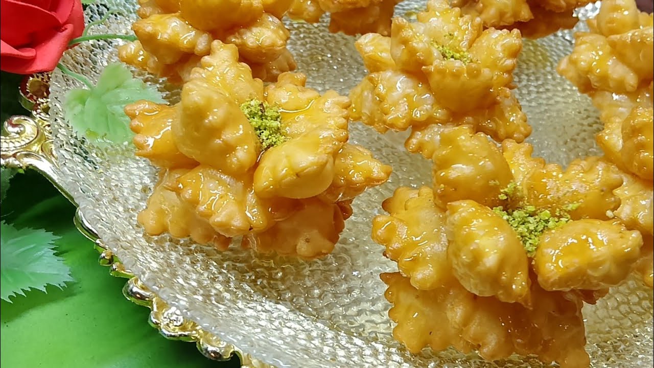 قريوش الوردة 🇩🇿 ناجح من أول تجربة مقرمش وخفيف 👍