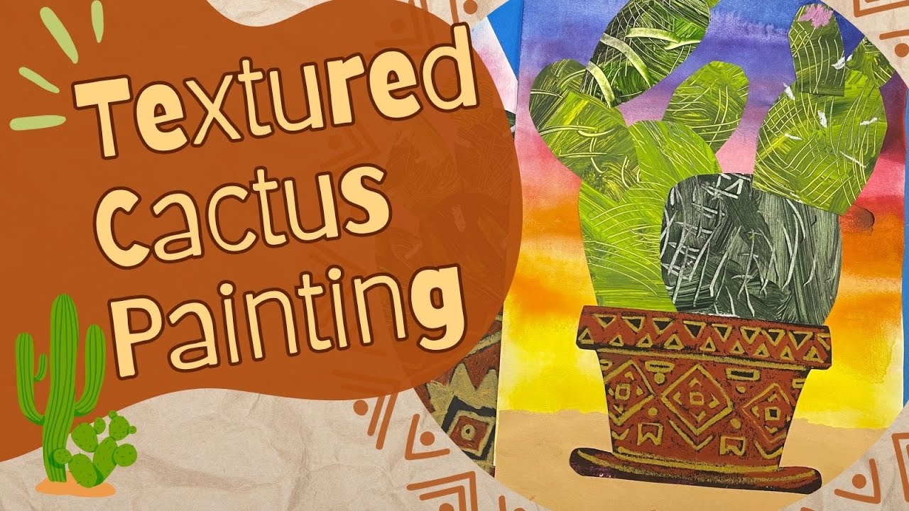 Grade 3 Cactus Watercolor