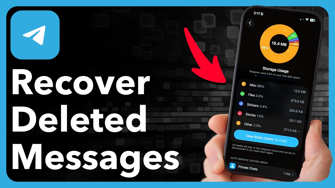 Как восстановить удалённые сообщения в Telegram