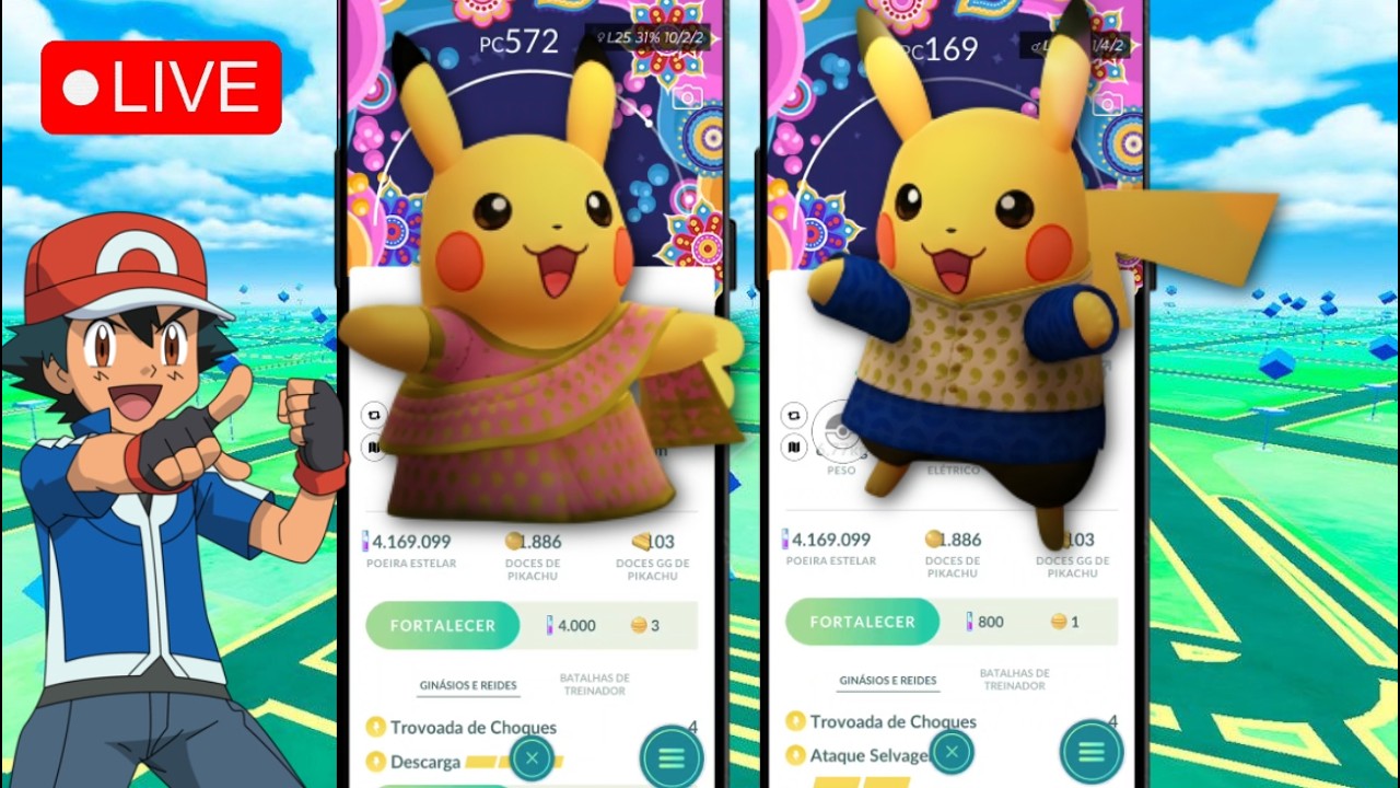 FESTIVAL DAS CORES NA INDIA PIKACHU ESPECIAL COM FUNDO GRATIS 🔴 TELEPORT SEM BAN