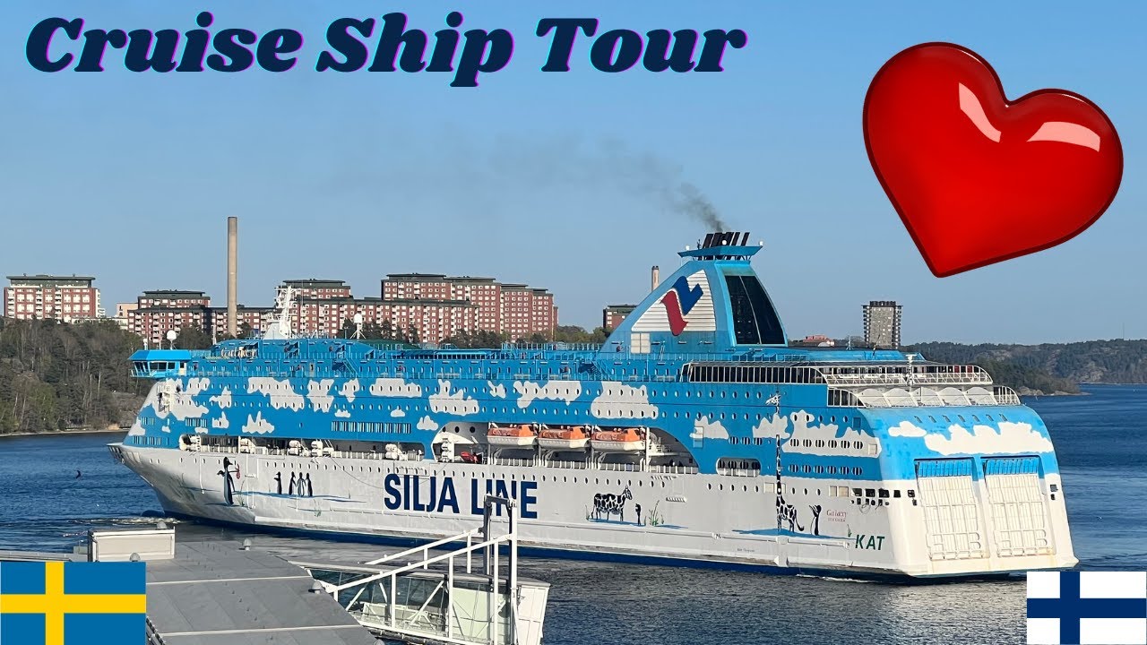 Cruise Ship Tour|Sweden To Finland|4k