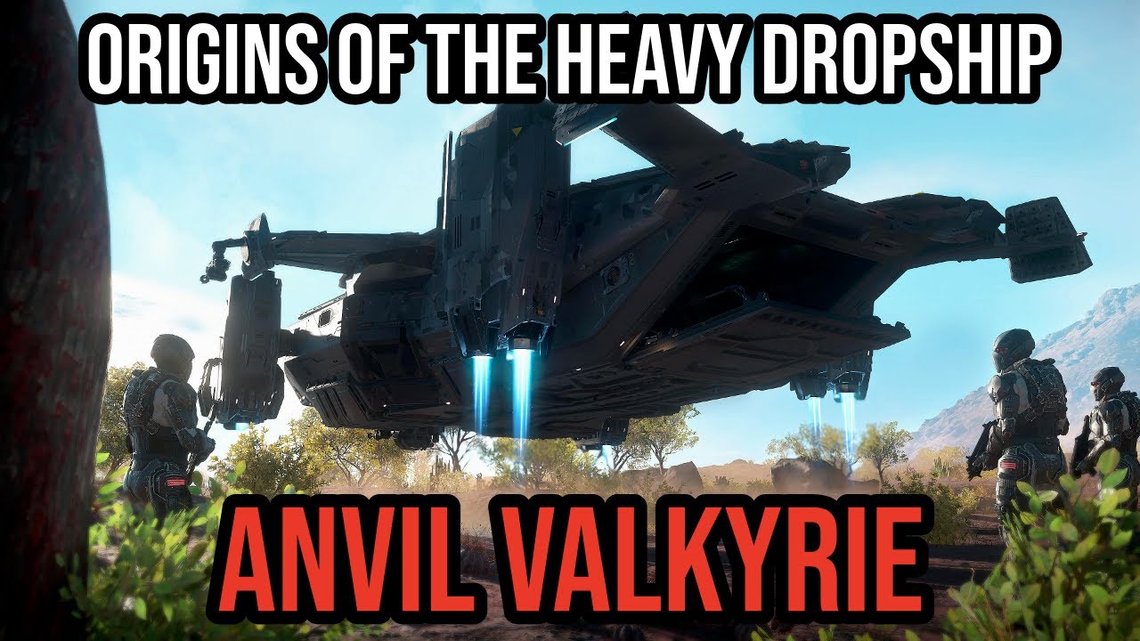 Star Citizen Anvil Valkyrie - Origins Of This Heavy Dropship!