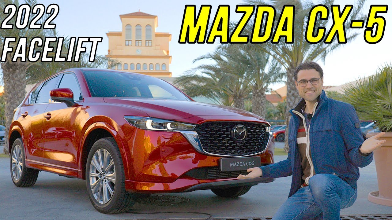 2022 Mazda CX5 facelift driving REVIEW 2.5 l AWD with new sporty look!