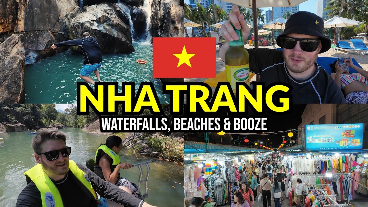 Nightlife, Beaches & Wild Waterfall Swimming! (Nha Trang, Vietnam) 🇻🇳