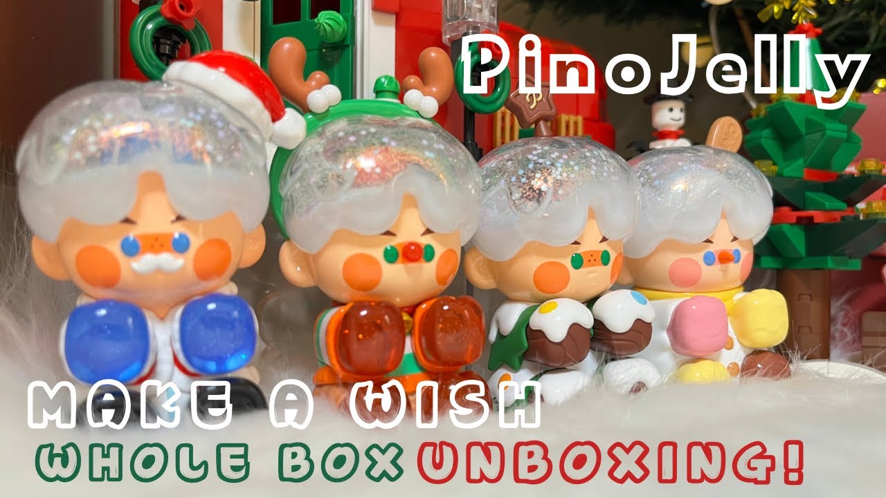 결국 풀박스를 구매해 버렸다…!!팝마트 피노젤리 메이크위시 풀박스 개봉🎄🧸🎁/Popmart PINO JELLY Make a Wish Series