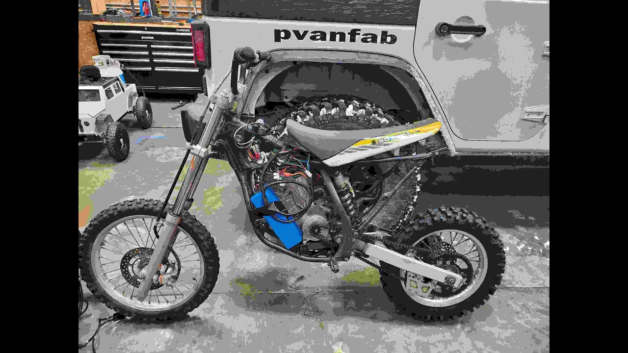 Converting dirt bike to electric- part1