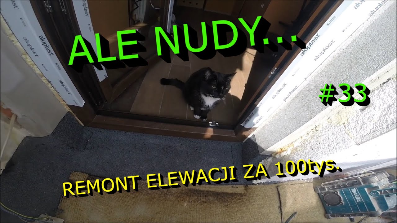 Obróbka wstępna glifu i dokończenie hydroizolacji balkonu. #RemontElewacjiZa100tys
