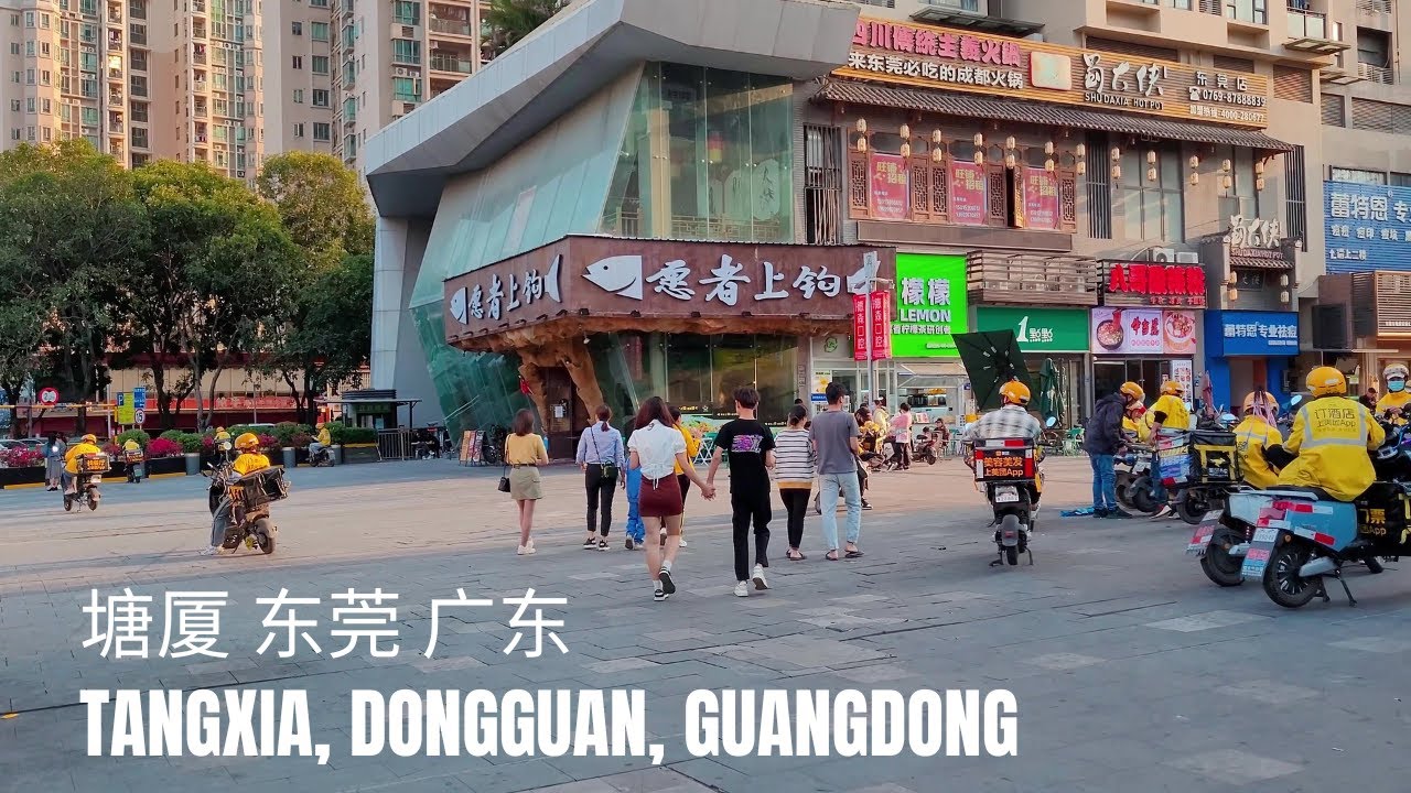 🇨🇳  塘厦 东莞 广东 Walk through Tang Xia Dongguan【4k UHD 】