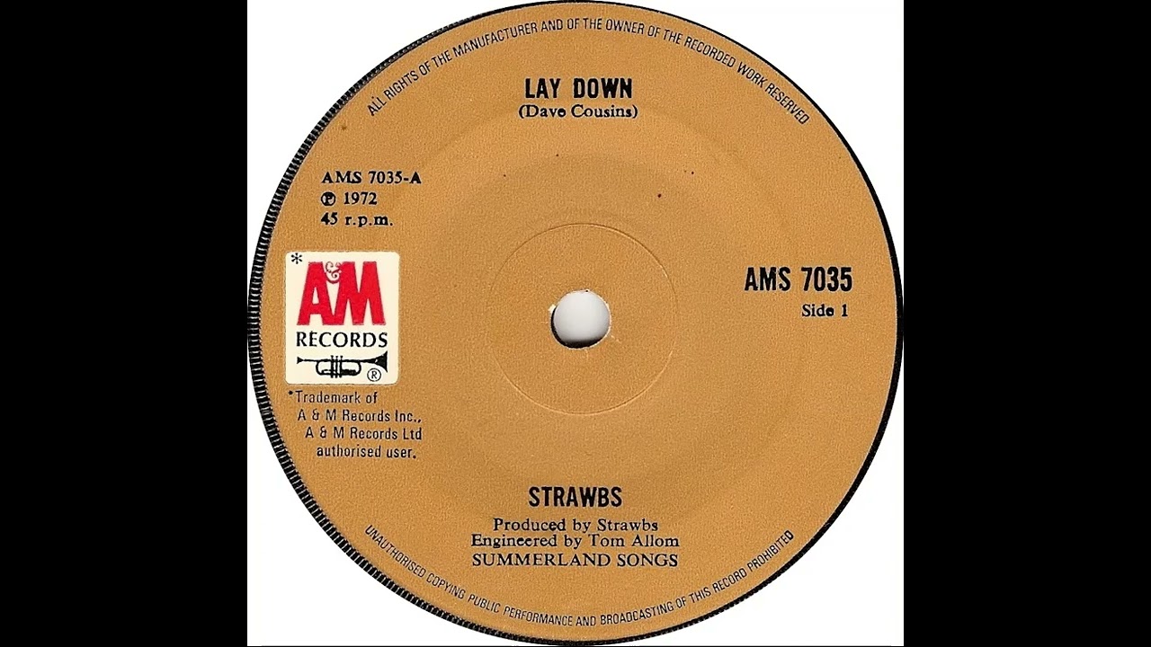 UK New Entry 1972 (205) Strawbs - Lay Down