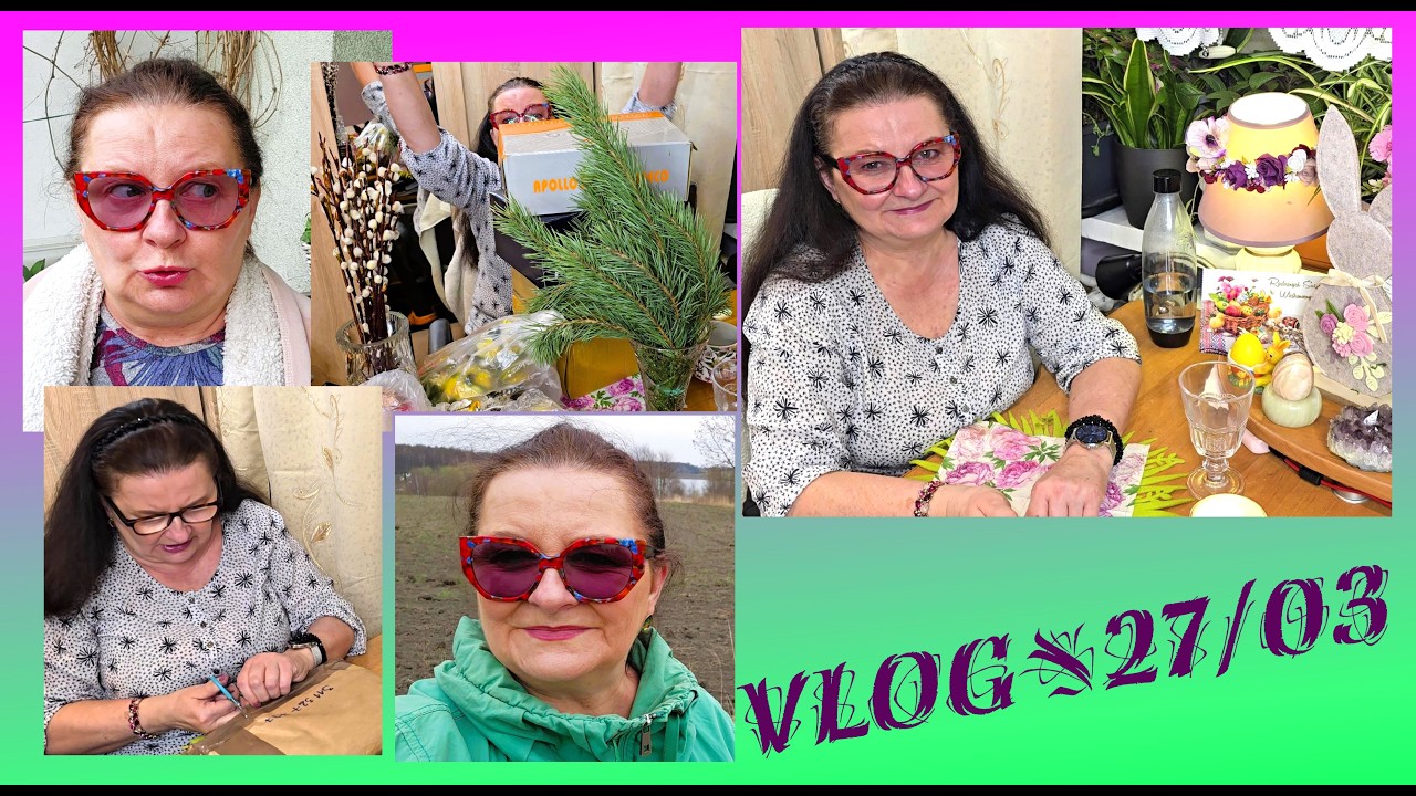 VLOG#27/03/26☕OPEN BOX  / TRĄBKA POWIETRZNA/ M&Oacute;J TOK MYŚLENIA /SAMOWYSTARCZALNOŚĆ/WYCIĄGAM DEKORACJE