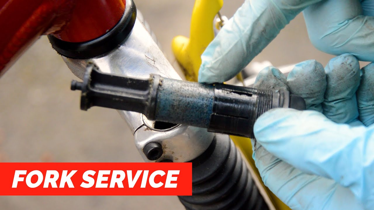 How To Replace Elastomers On Old Mountain Bike Suspension - Rockshox Quadra 21R Repair