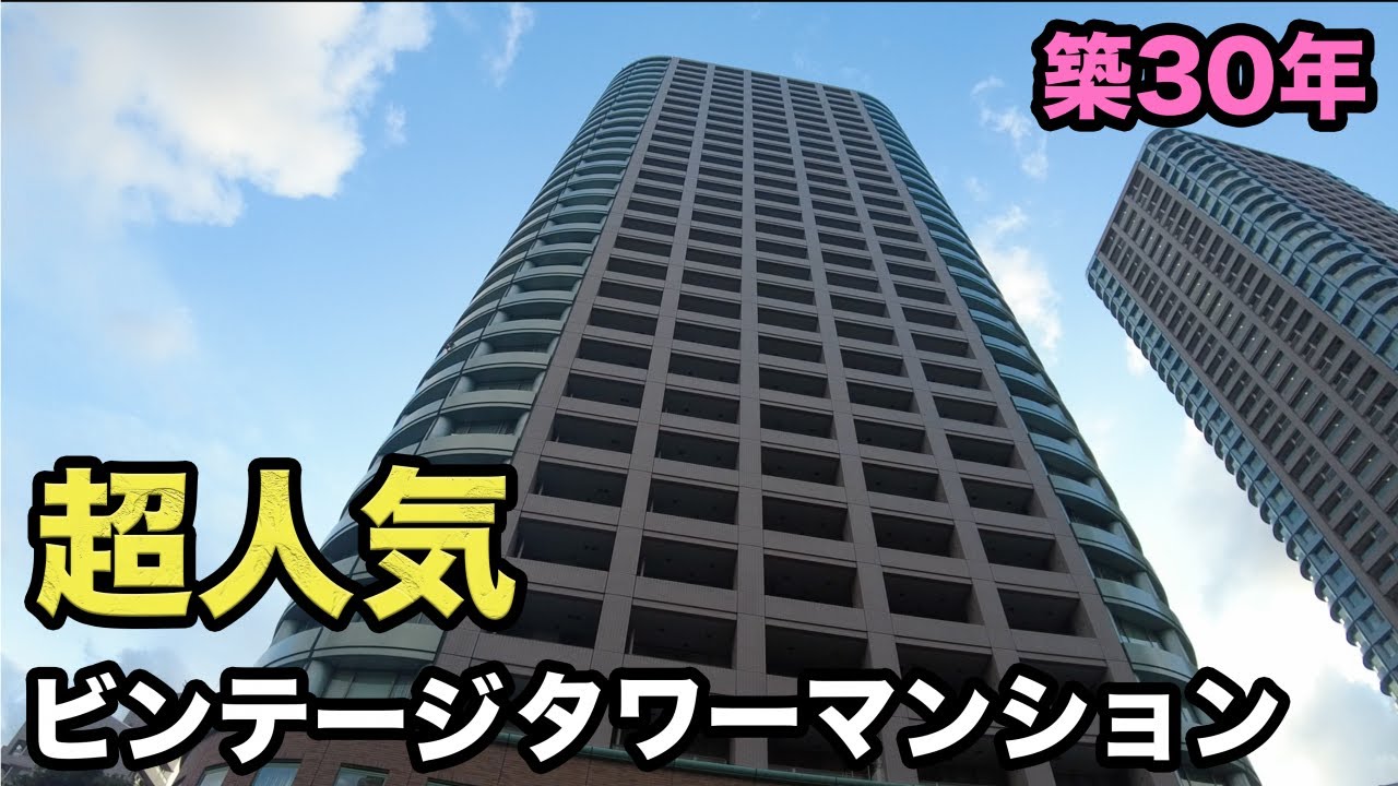 【築30年の中古マンション】エリア内で人気なのは超納得！ビンテージタワーマンションを内見