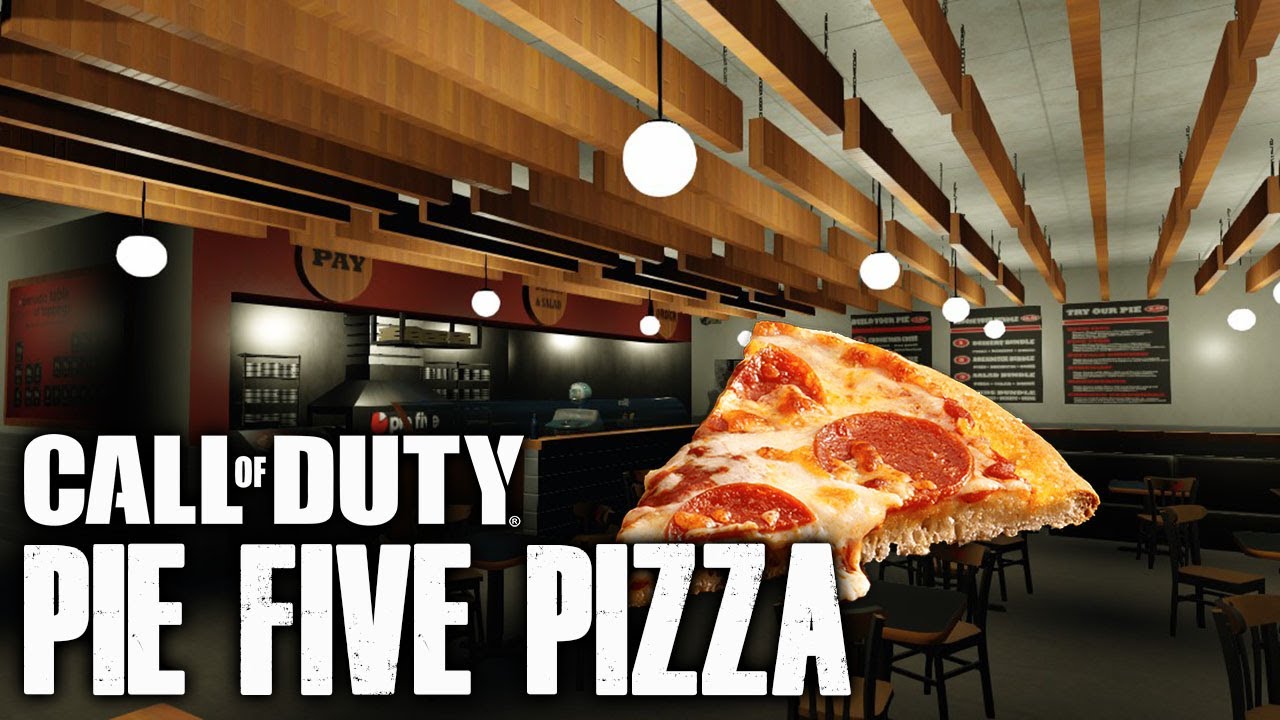 ZOMBIES PIE FIVE PIZZA MAP (Call of Duty Custom Zombies)