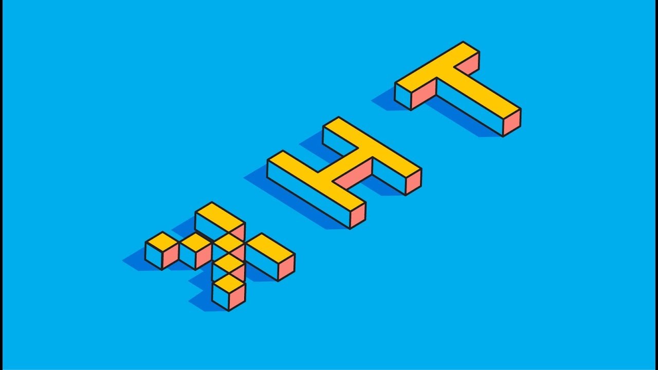 Isometric Text Effect | Illustrator Tutorial | Think