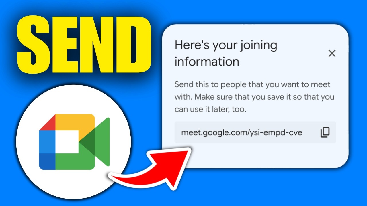 How To Send Link For Google Meet (Laptop & PC)