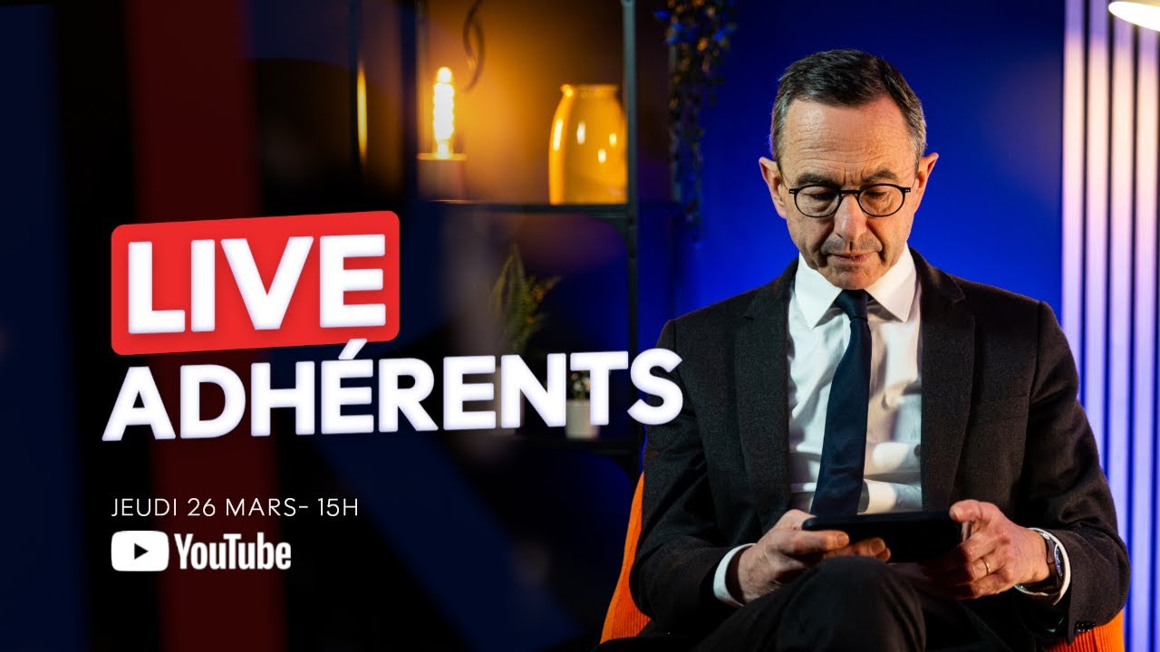 Live Adh&eacute;rents avec Bruno Retailleau