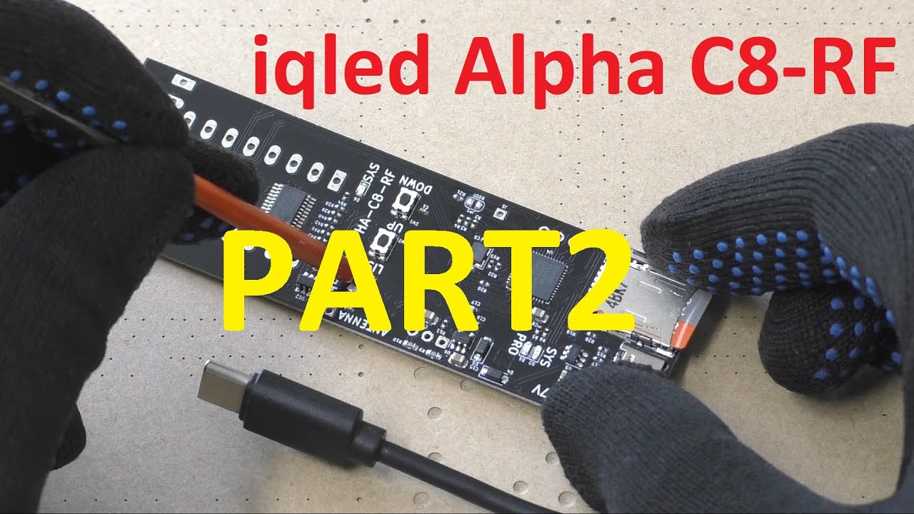 iqLED Alpha-C8 RF ЧАСТЬ 2 Первое включение и USB Mass Storage