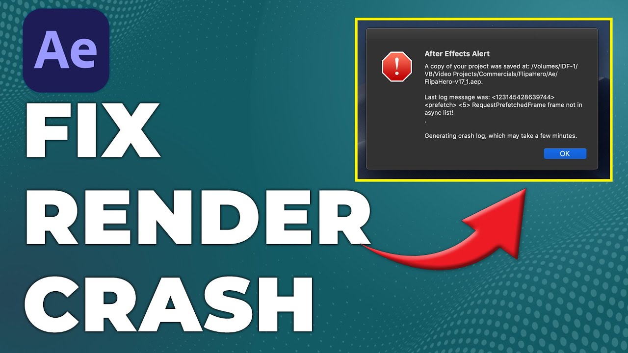 How To Fix After Effects Render Crash (Easy Tutorial You Can Follow To Troubleshoot The Issue)