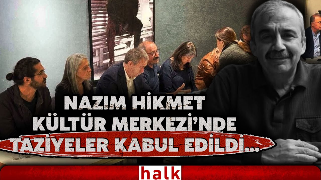 Sırrı Süreyya Önder’in vefatının ardından Nazım Hikmet Kültür Merkezi’nde taziyeler kabul edildi...