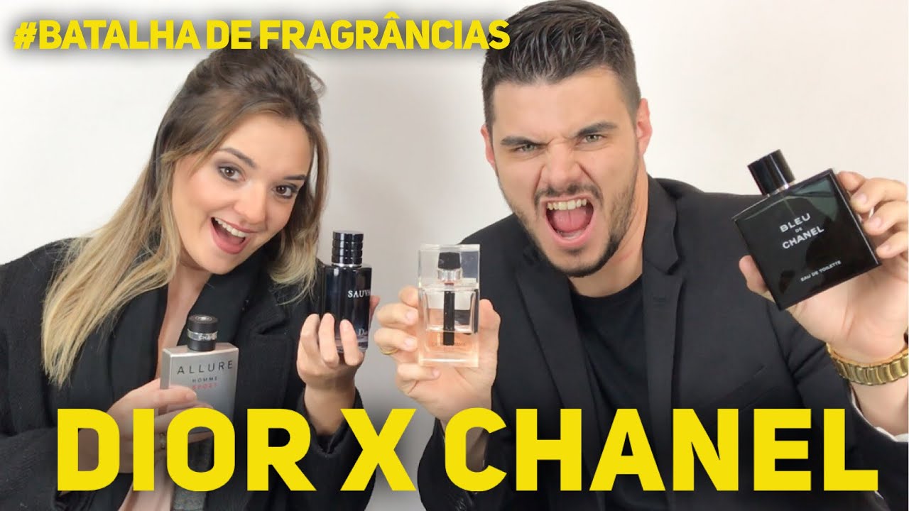 DIOR X CHANEL QUAL O MELHOR PERFUME? BLEU vs SAUVAGE | BATALHA DE FRAGRÂNCIAS | pt. Danielly Cardoso