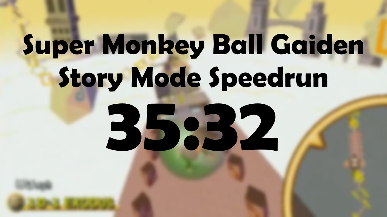 Super Monkey Ball Gaiden SMAL speedrun in 35:32 [Former World Record]
