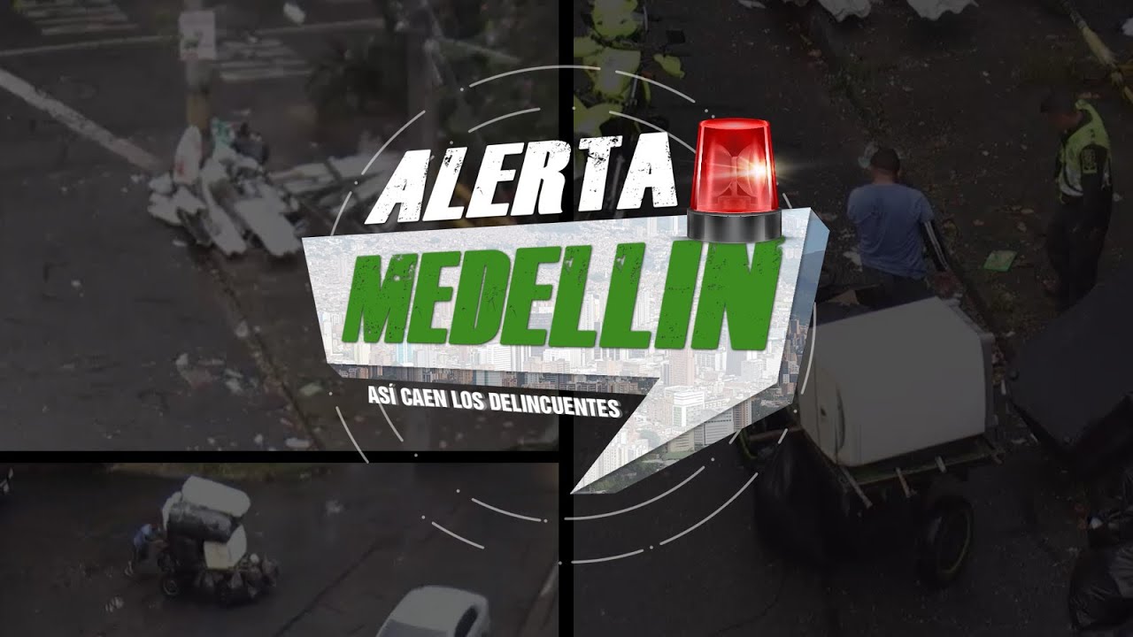 ALERTA MEDELLÍN | Sujeto de una carreta es visto arrojando artículos uno reciclables en la calle