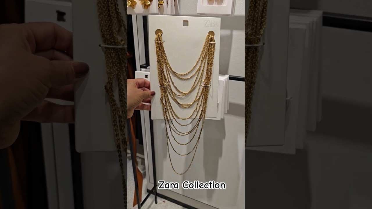 ZARA WOMEN'S JEWELLERY NEW SUMMER COLLECTION 2025