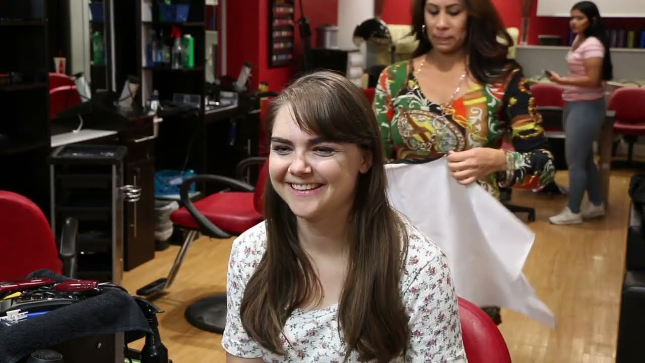 Hannah 2 AZ - Pt 1: Grad Student Shaves Her Head Bald!!! (Free Video)