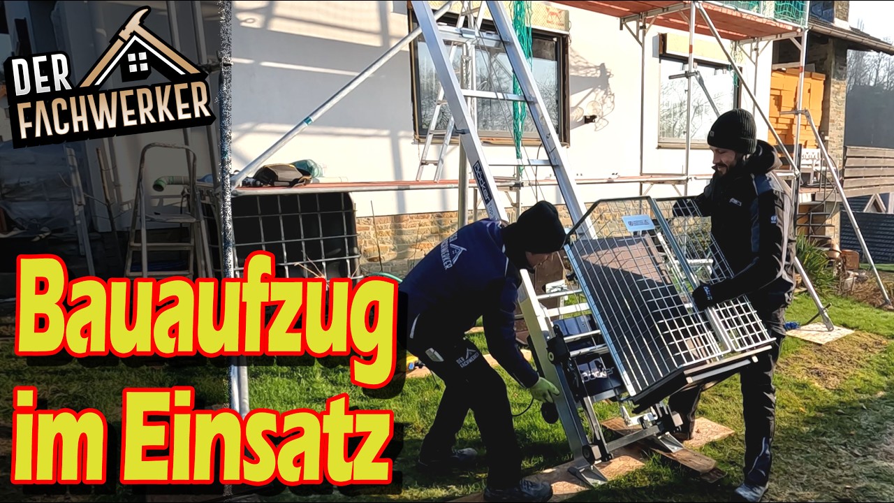 So praktisch ist ein Böcker Top Lift Bauaufzug / Dachaufzug!