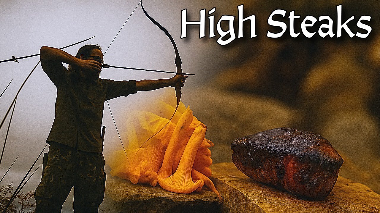 Archery Challenge Camp and Cook | Campfire Steak