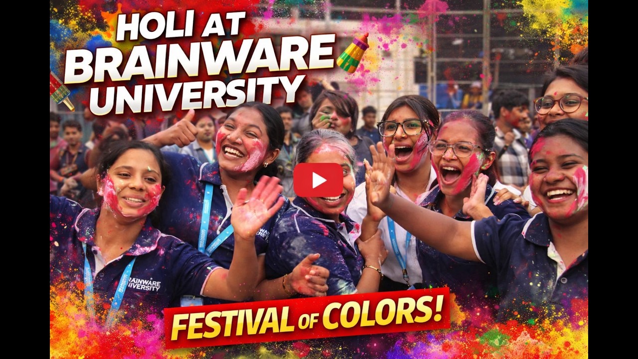 Holi Celebration at Brainware University 2026 🌈 | Campus Fest & Student Life