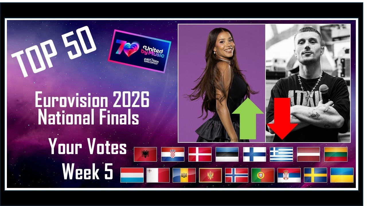 YOUR VOTES | TOP 50 | National Finals | Eurovision 2026 Charts Week 5