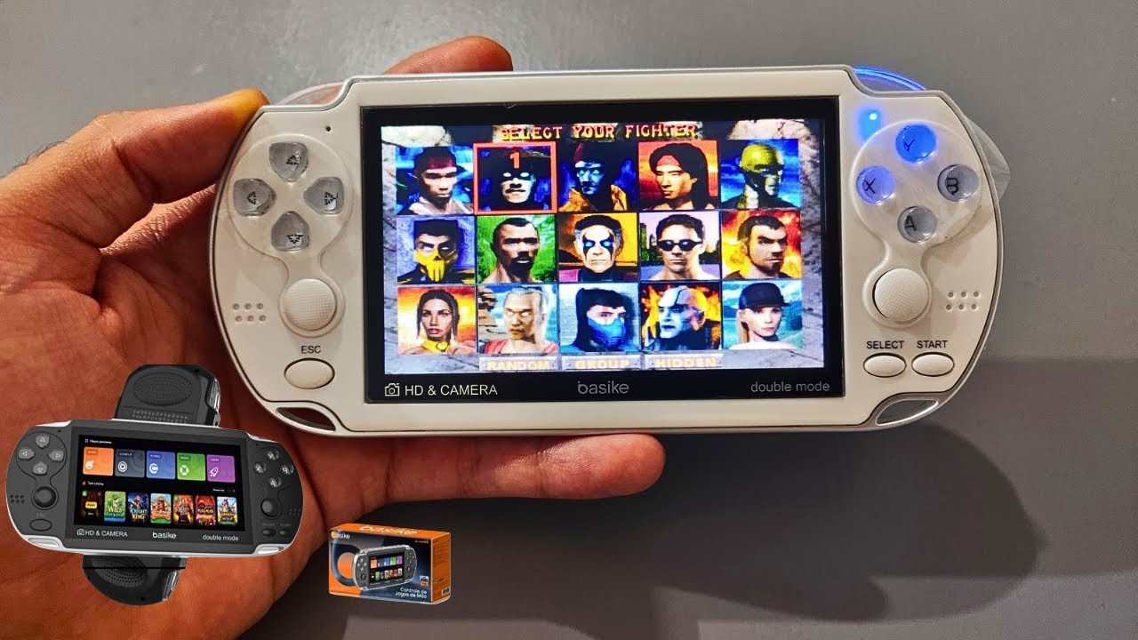Vídeo game portátil basike 2025 roda ps1