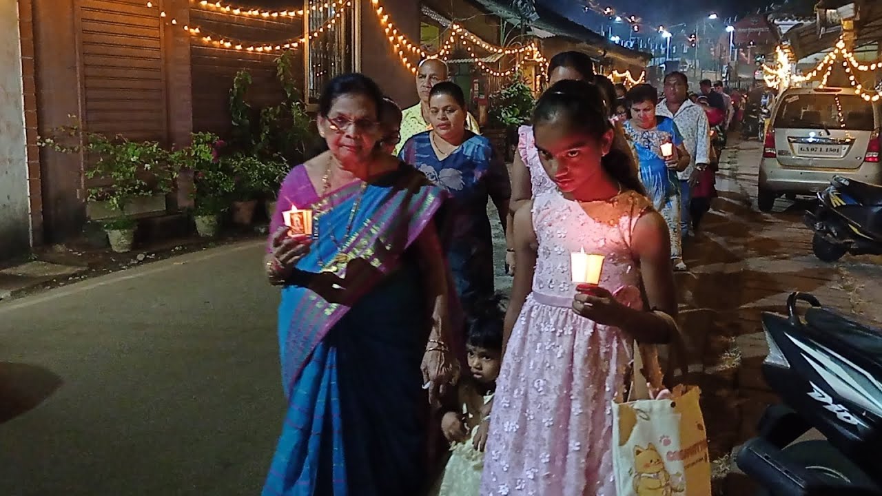 Our Lady Of Lourdes, Candlelight Procession at Mala,Panjim Goa, 2026