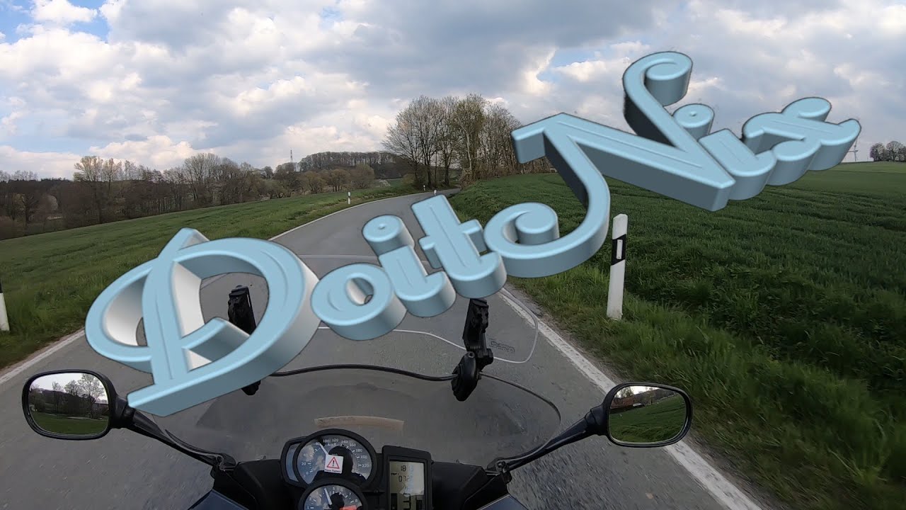 BMW F800ST mein erster Vlog 2021, wieder im Kalletal