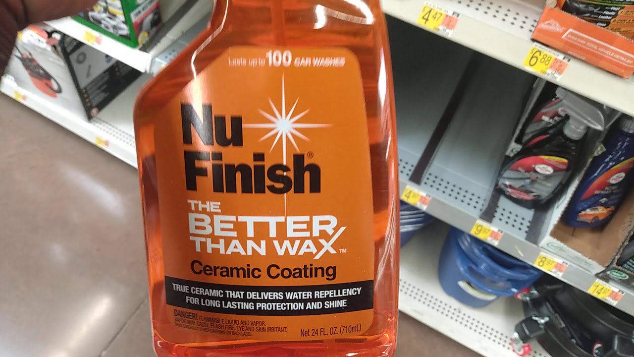 nu finish ceramic coating over a 100 washes wow better than wax