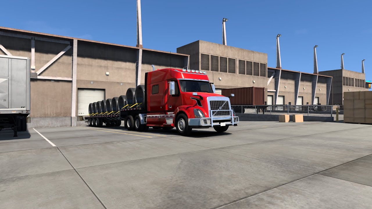 American Truck Simulator TruckersMP Wire Rod Coil To Los Angeles