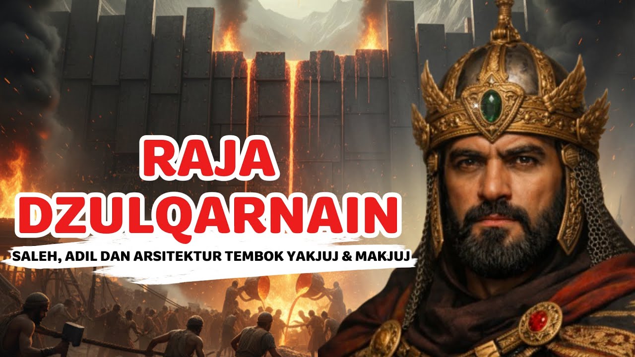 KISAH RAJA DZULQARNAIN: RAJA SHALEH, ADIL DAN ARSITEK TEMBOK YAKJUJ MAKJUJ