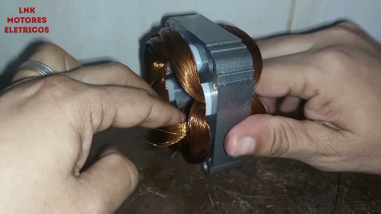 CONTINUACAO (2PARTE) FORMA SIMPLIFICADA  DE REBOBINAR MONDEAL MAXX POWER 40CM